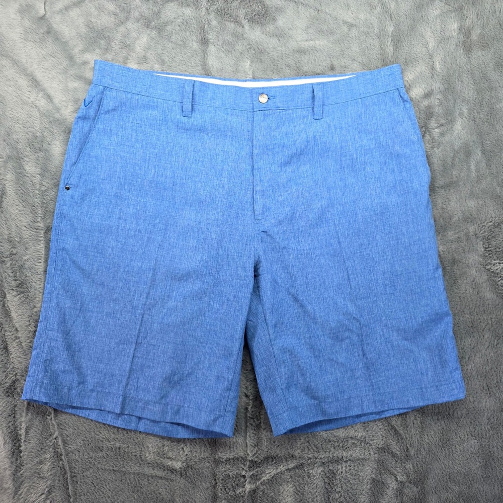 Callaway Mens Blue Textured Golf Shorts Size 40